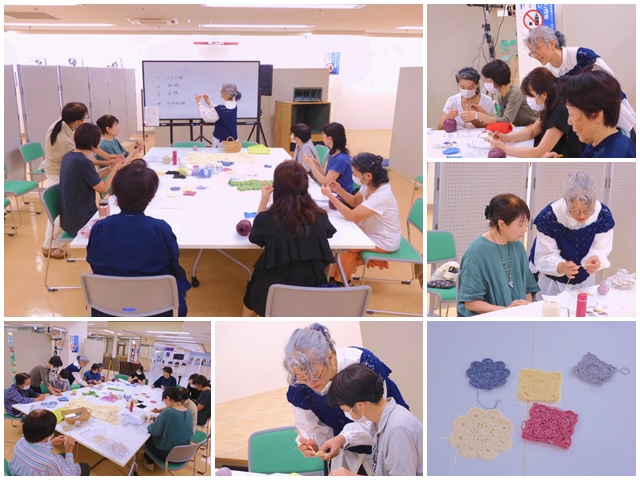 「かぎ針編み無料体験会」