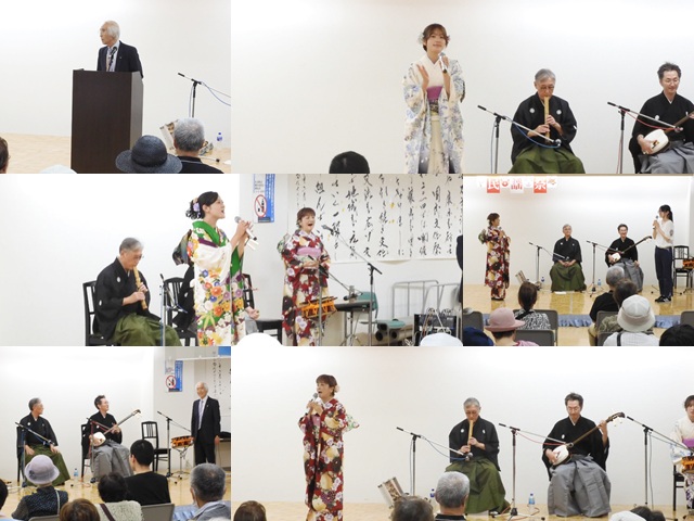 「秋田県民謡協会による民謡ステージ」
