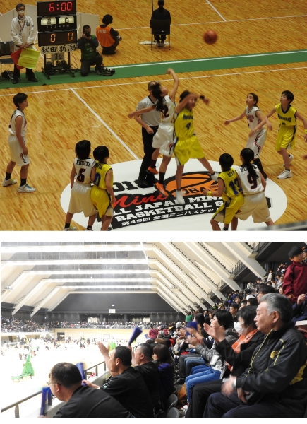 全国ミニバスケット大会が開催されました(首都圏交流推進員だより)