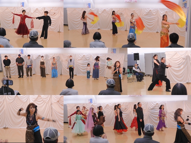 「guzel&salsa latina ダンスステージ」