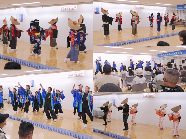 「よさこいキッズと西馬音内盆踊り」