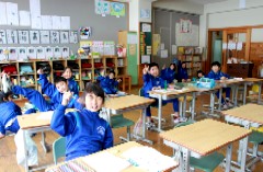 白岩小の子どもたち