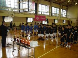 画像:「内鯉川自治会長杯」ミニバスケットボール交流大会