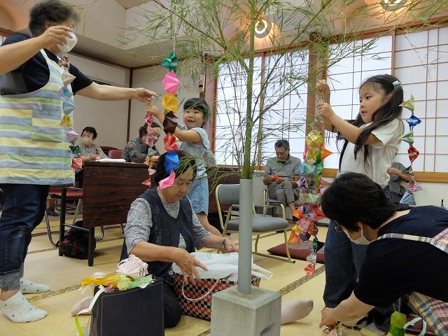 写真：サロンの様子