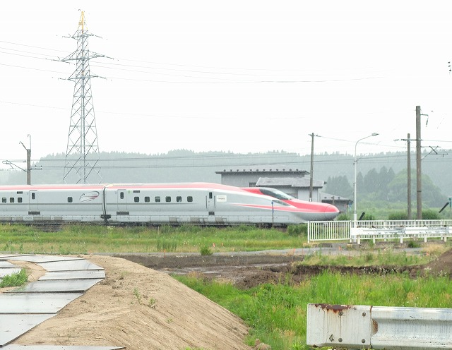 神社境内から見える景色