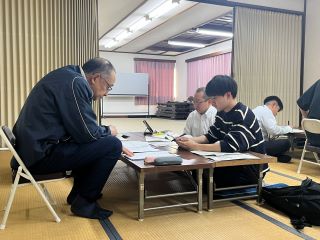 写真:地域連携ゼミ住民ヒアリングの様子
