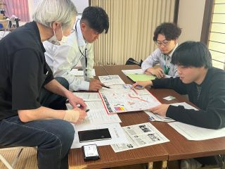 写真:地域連携ゼミ住民ヒアリングの様子
