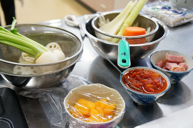 写真：食材