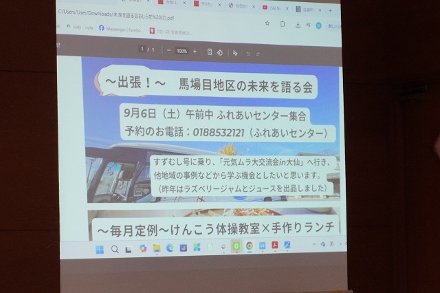写真：スライド