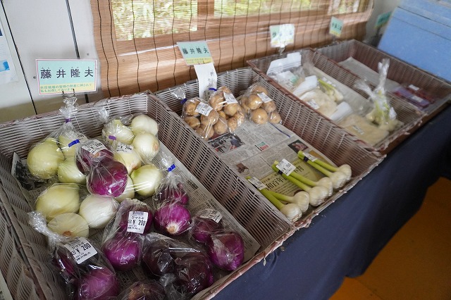 写真：販売されている野菜