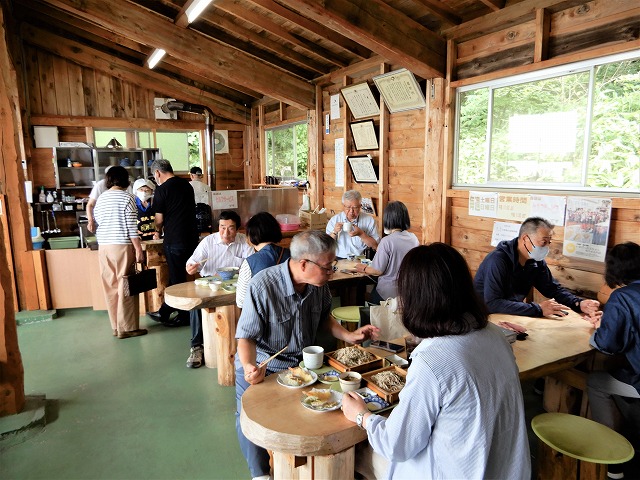 写真：そば処の様子