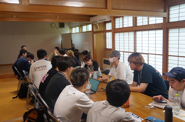 写真：話し合いの様子