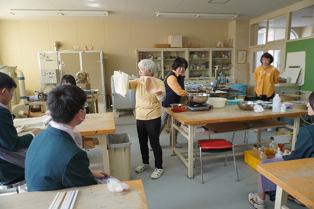 写真：横山さんの締め