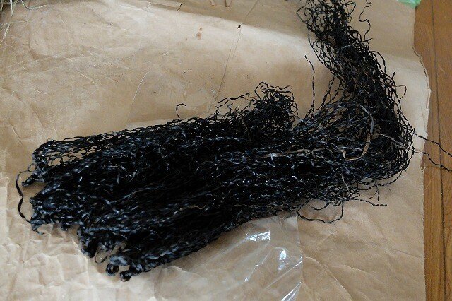 写真：作品材料「海草」