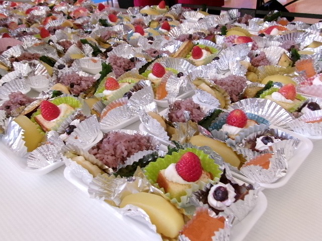 準備されたもてなし料理