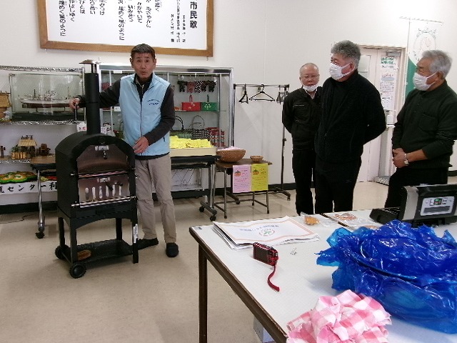 可動式ピザ窯についての説明