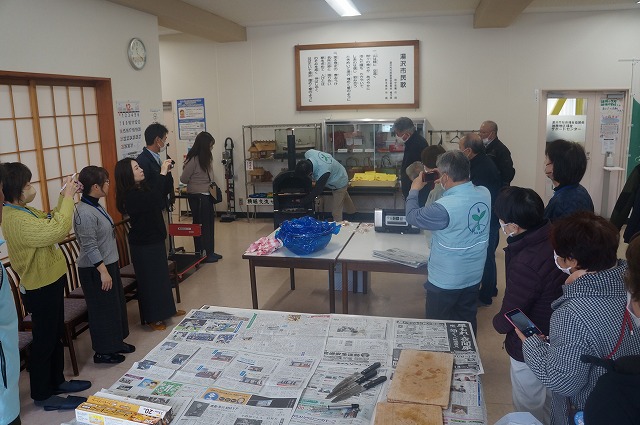 話を聞く駒形住民