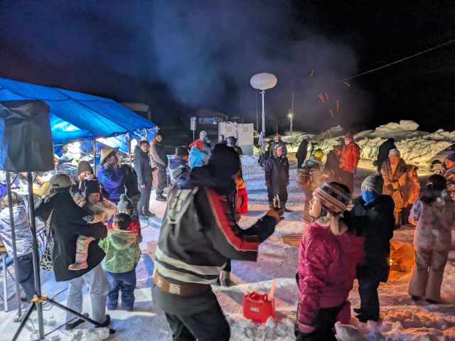 画像:会場の住民のみなさん