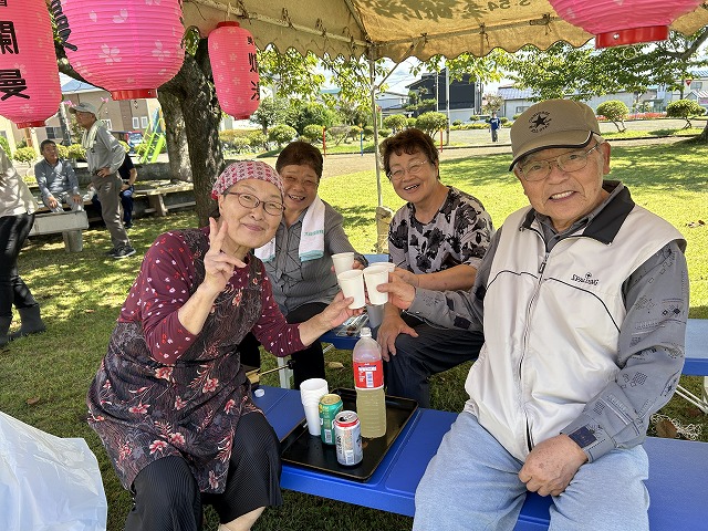 写真　乾杯