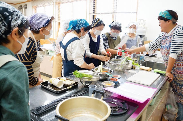 料理教室の様子