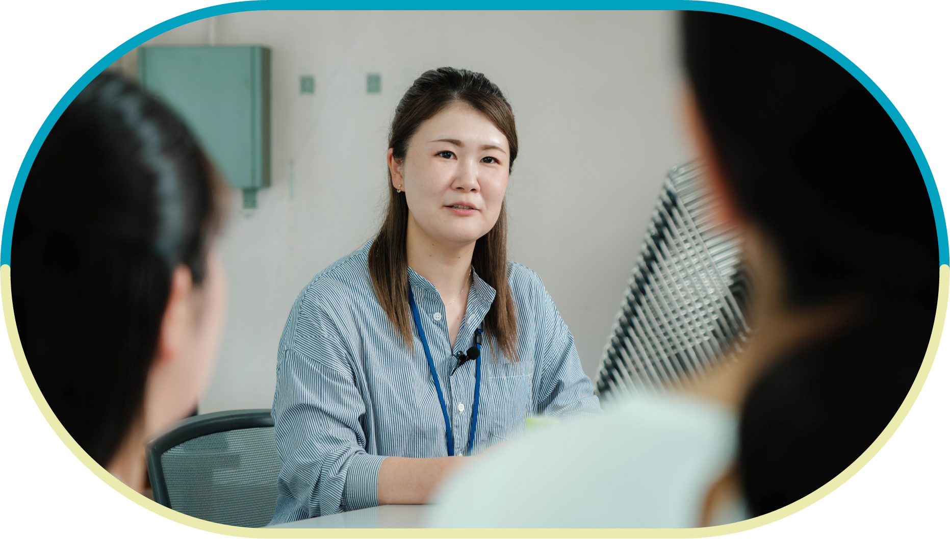 インタビュー 写真