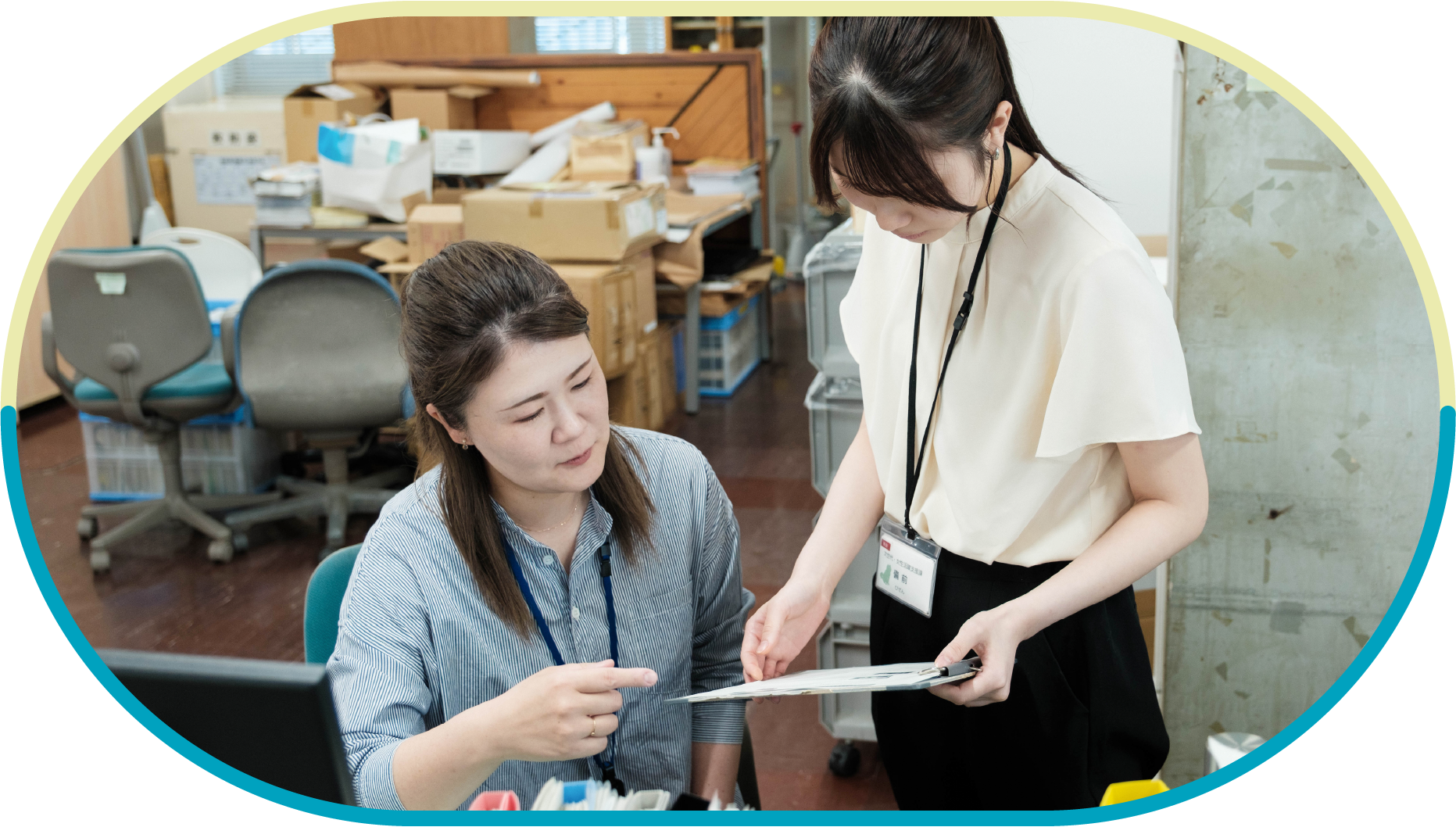 インタビュー 写真