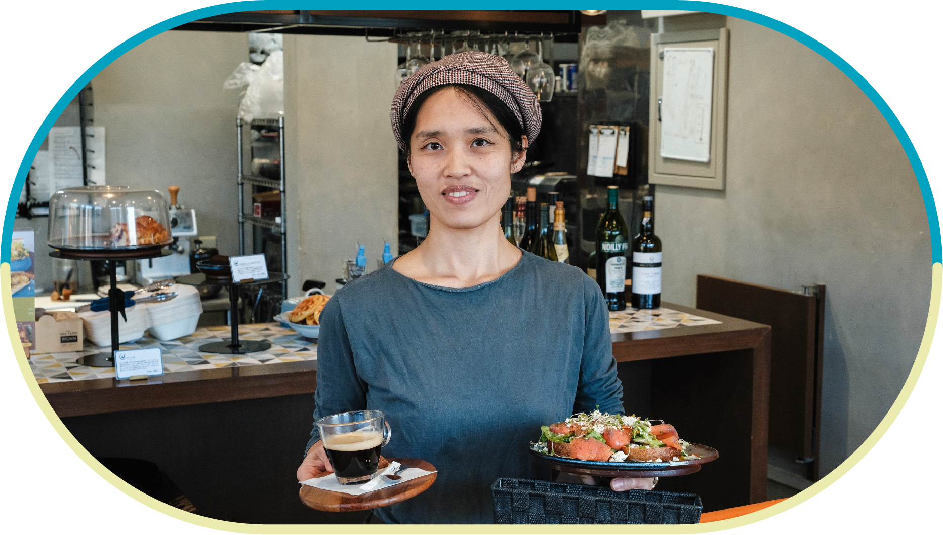 インタビュー 写真