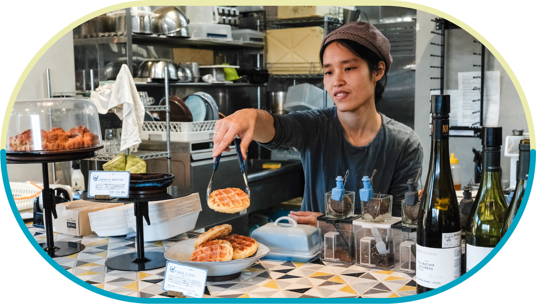 インタビュー 写真