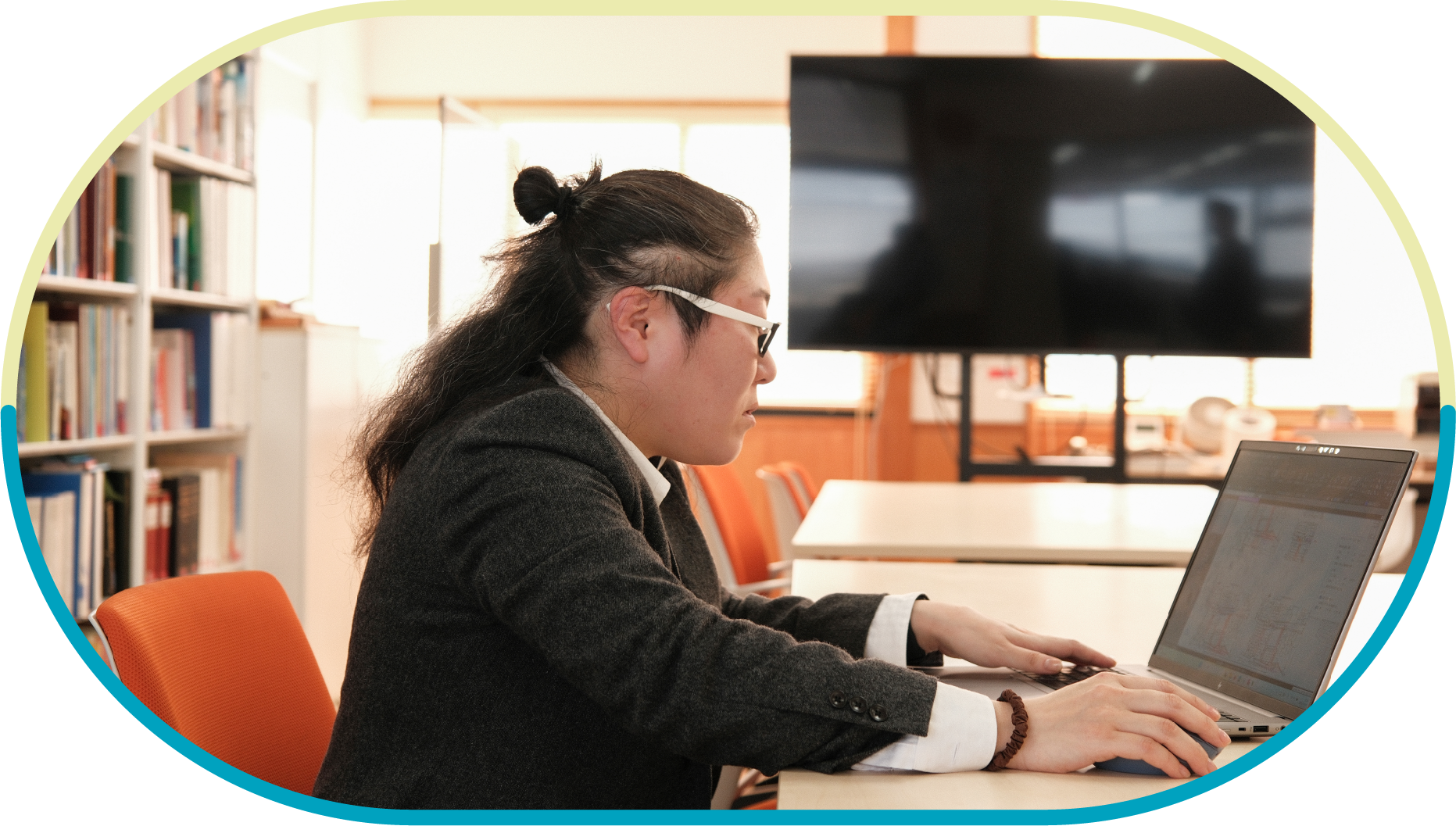 インタビュー 写真