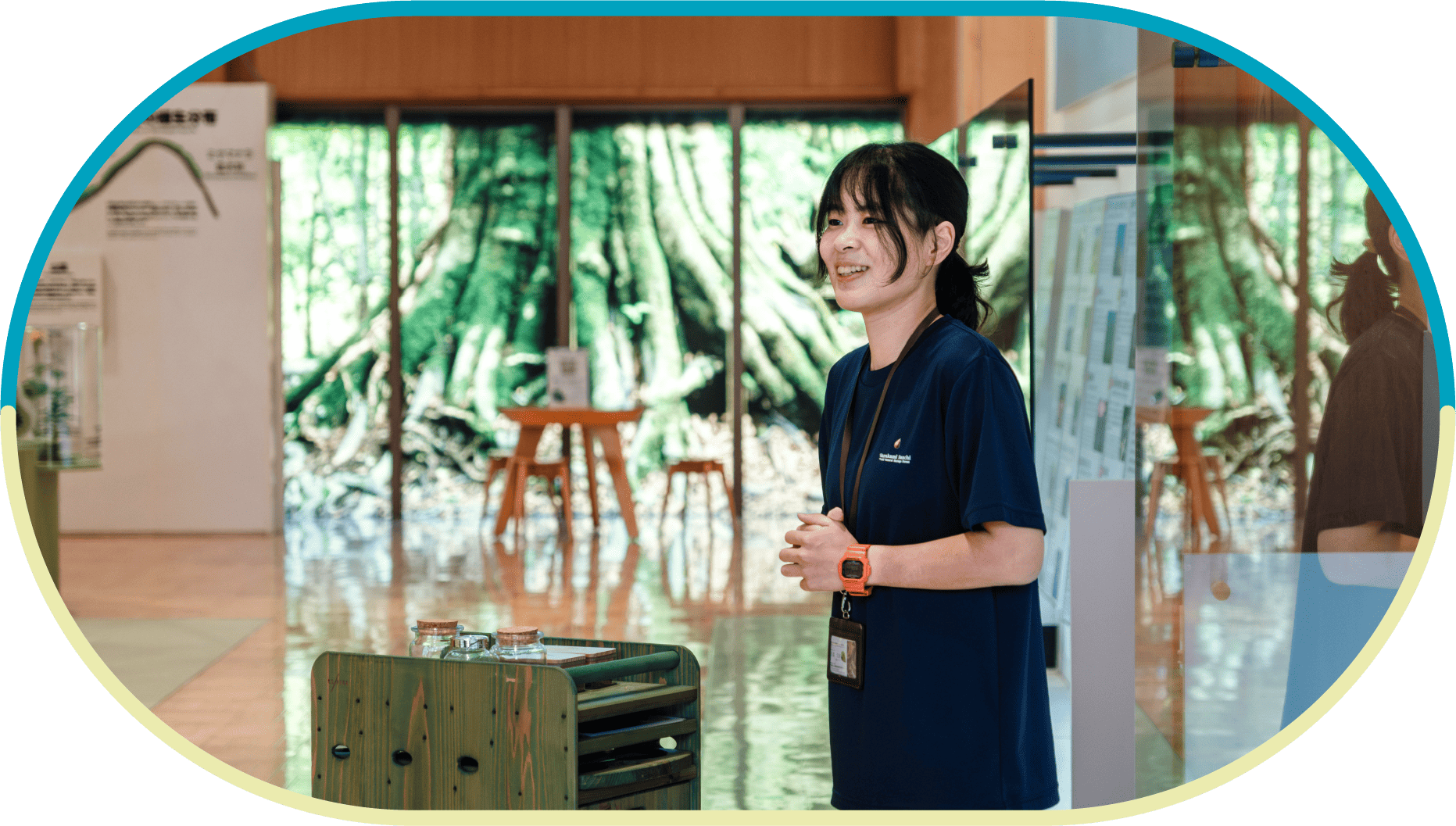 インタビュー 写真