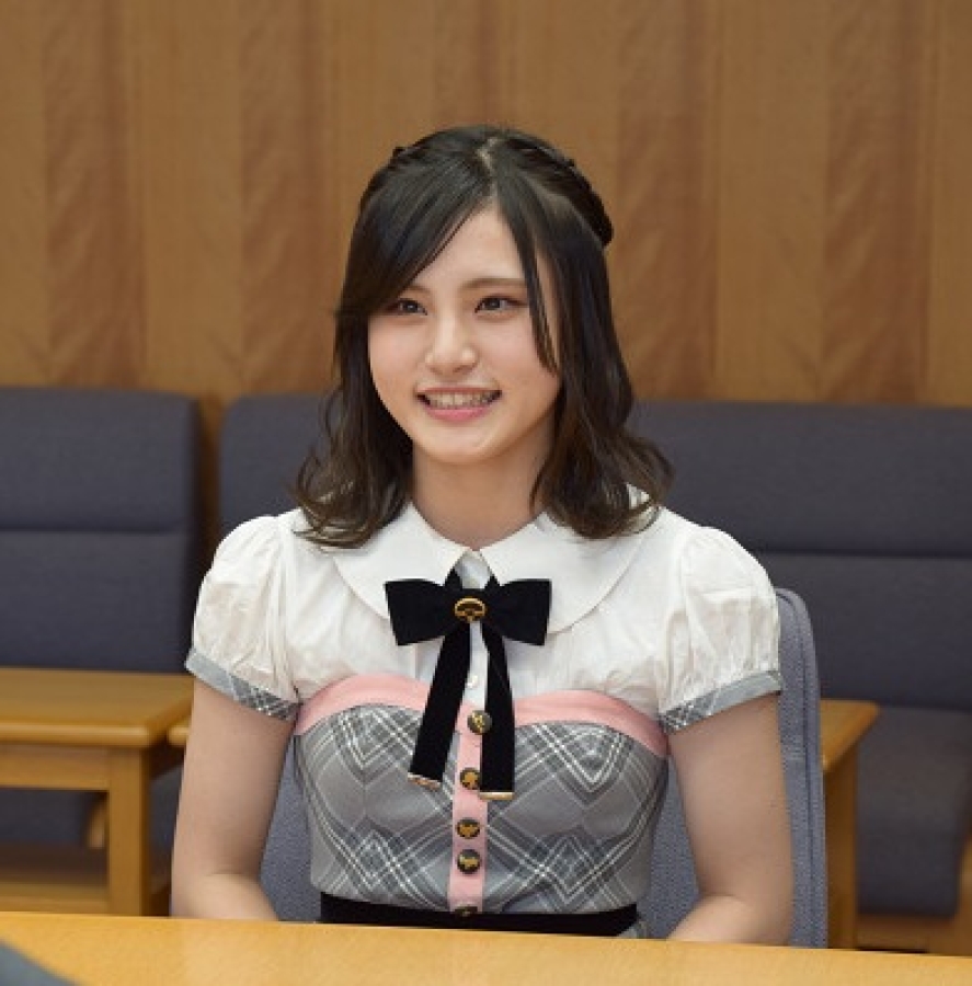 AKB48　谷川聖さんが県庁に！