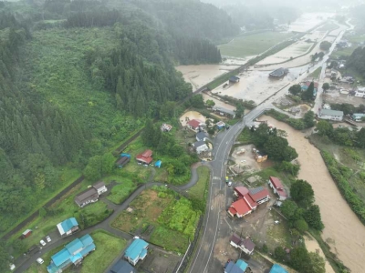 【令和７年８月豪雨】により大きな被害が発生しております