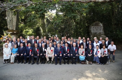 濱田勤吾銅像・建立40周年式典（長崎県大村市）