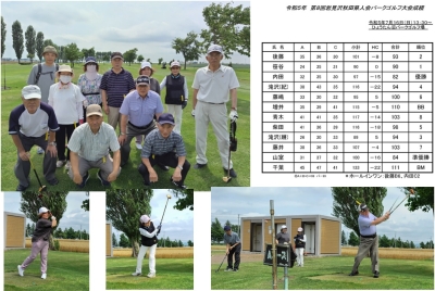 令和５年　第８回岩見沢秋田県人会パークゴルフ大会を開催しました。