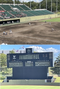 「全国高校軟式野球選手権大会」秋田高校を球場で応援！