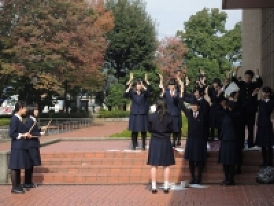 秋田南高校と山王中学校の吹奏楽応援