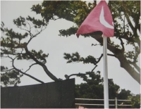 沖縄、千秋の塔・追悼式