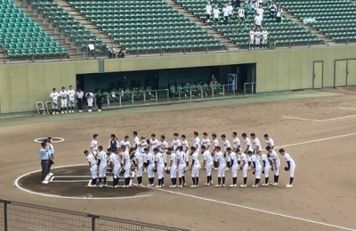 能代高校軟式野球準々決勝観戦記