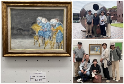 会計鈴木さんの水彩画が新世紀展入選