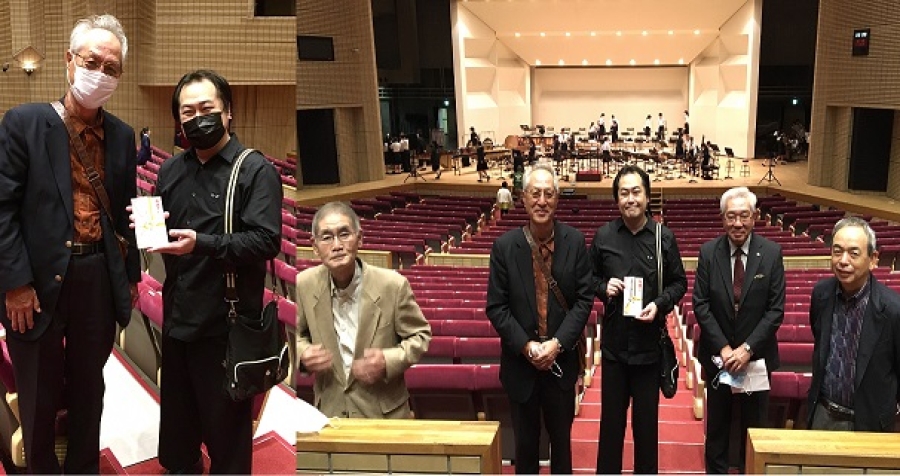 全日本吹奏楽コンクール出場校の激励に行ってきました