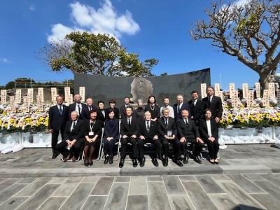 秋田県人沖縄会、秋田県遺族連合会と戦没者追悼式