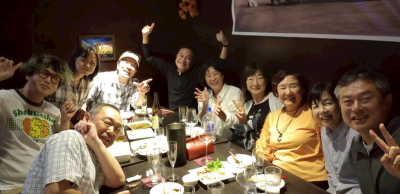 秋田県人沖縄会が居酒屋「花より」畠山さんの送別会