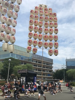 こまつり こぶいち 東北 夏まつり クリアファイル 秋田 秋田竿燈まつり