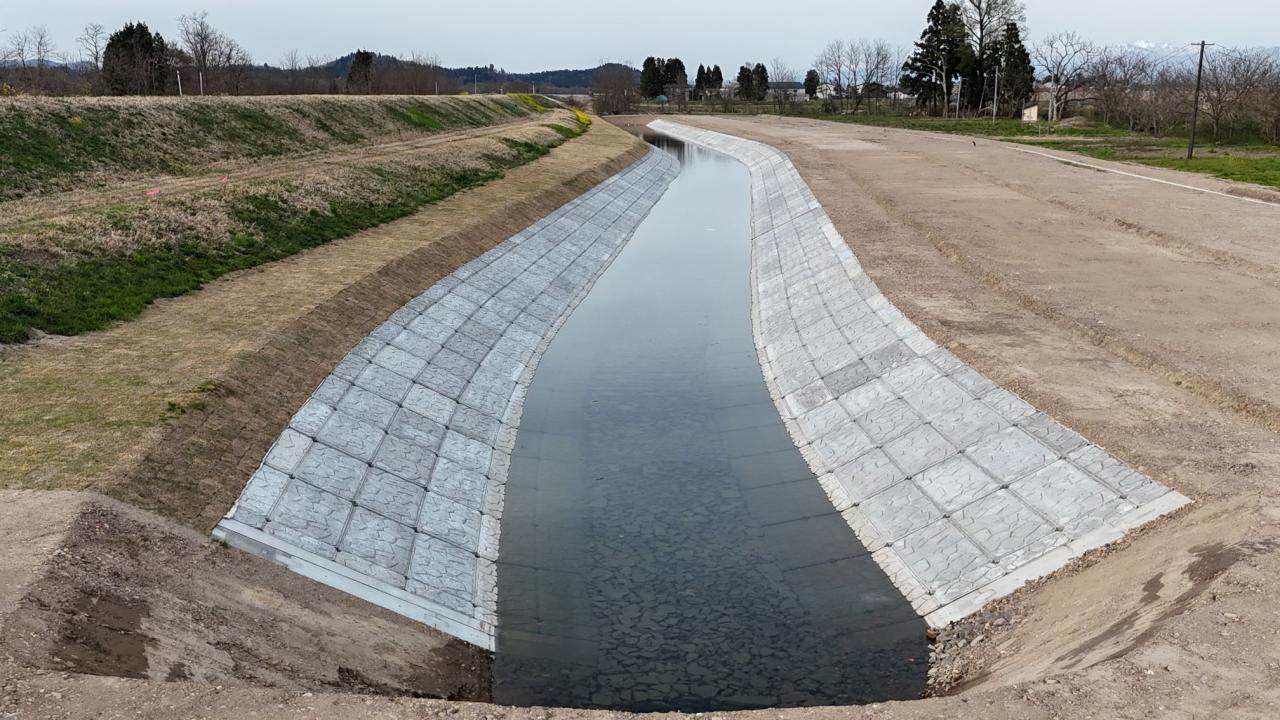 石持川幹線排水路雄物川接続部（その２）工事（東北農政局）