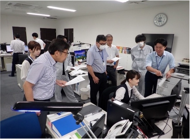 社内の様子
